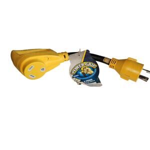 CAMCO NWT POWERGRIP 3 PRONG GENERATOR ADAPTER PLUG RV CAMPER